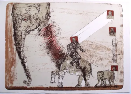 Литография Toledo - Juarez