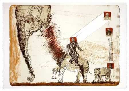 Литография Toledo - Juarez