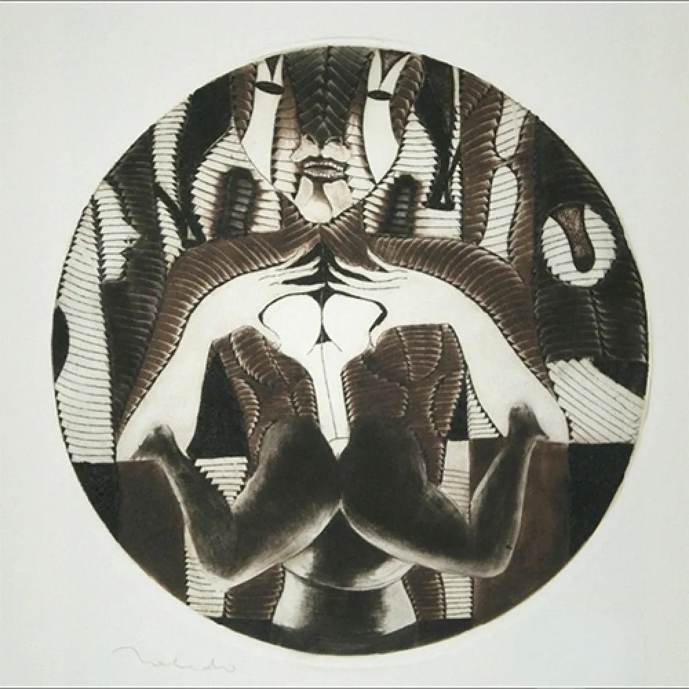 Гравюра Toledo - La Miel from Chilam Balam