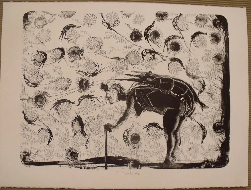 Литография Toledo - La pescadora