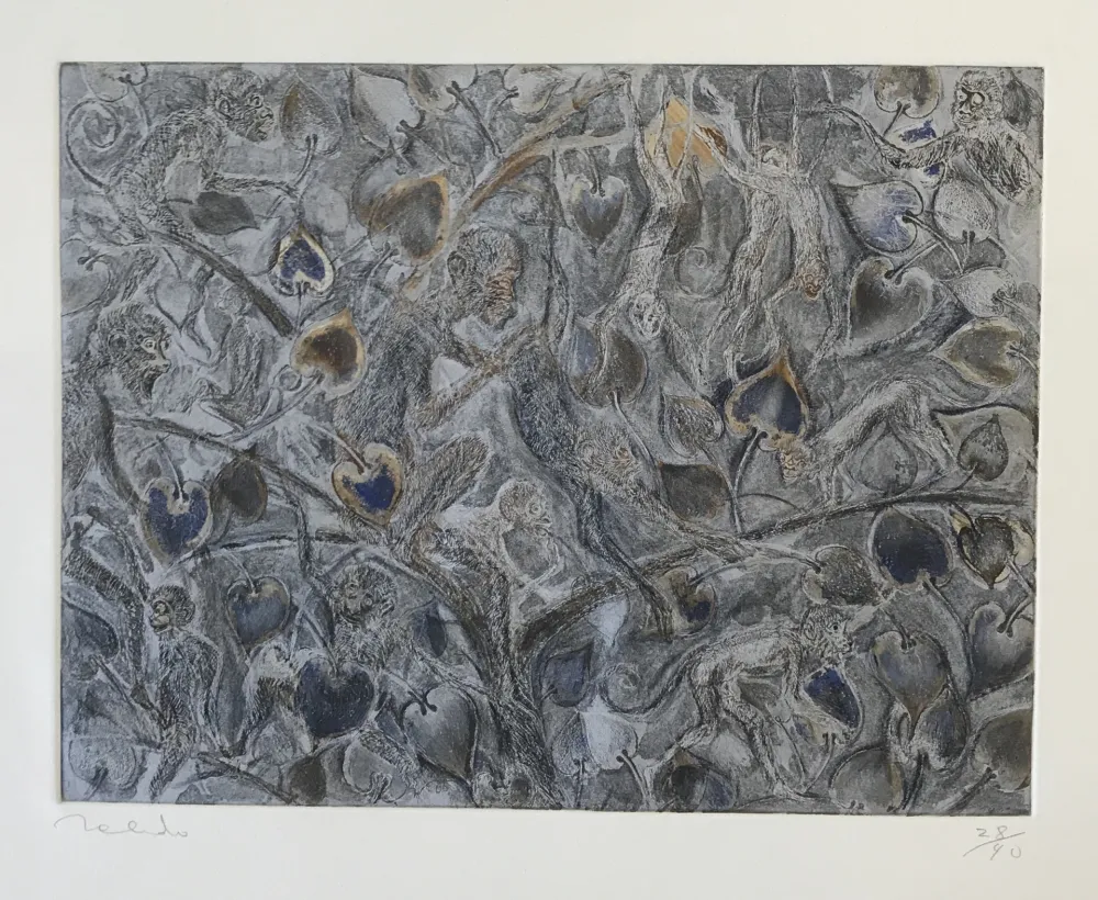 Гравюра Toledo - Monkeys in Tree