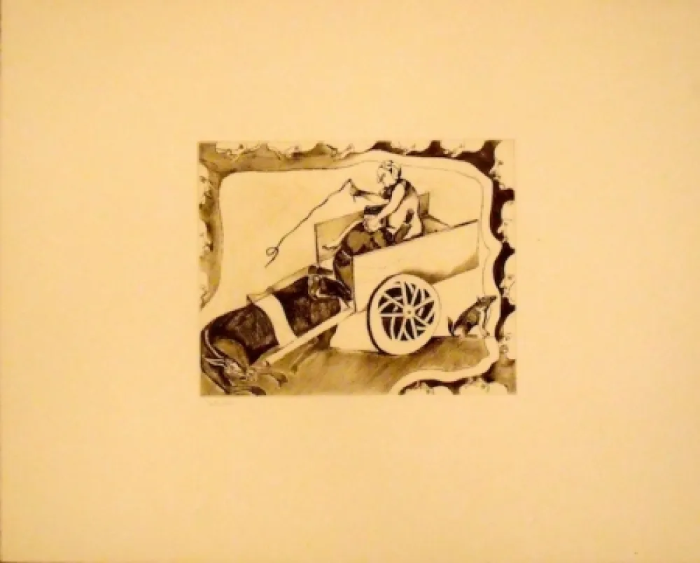 Офорт И Аквитанта Toledo - Sans Titre