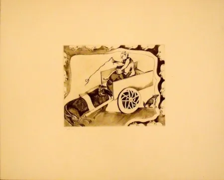 Офорт И Аквитанта Toledo - Sans Titre