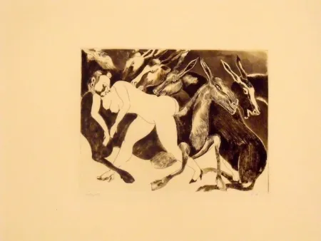 Офорт И Аквитанта Toledo - Sans titre