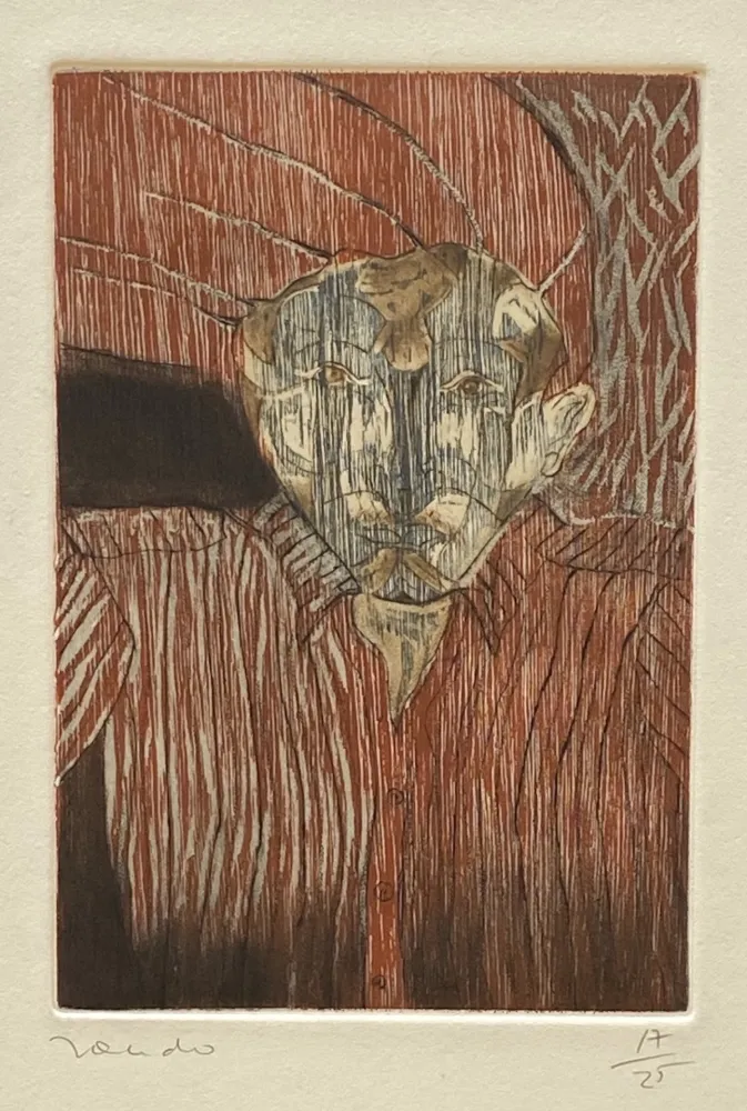 Гравюра На Дереве Toledo - Self-Portrait with Red Shirt