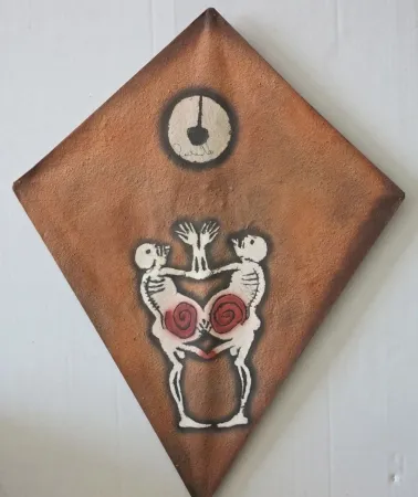 Сериграфия Toledo - Two monkey kite