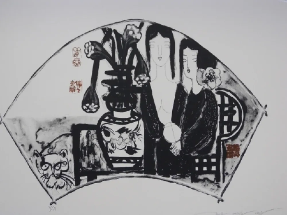 Литография Tongzhengang - Sisters