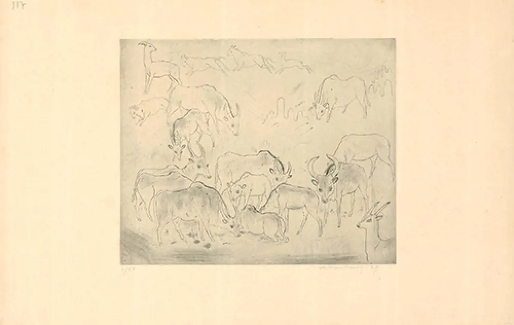 Офорт И Аквитанта Tonny - Untitled