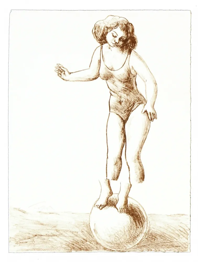 Литография Topor - 1 Neuf Grâces