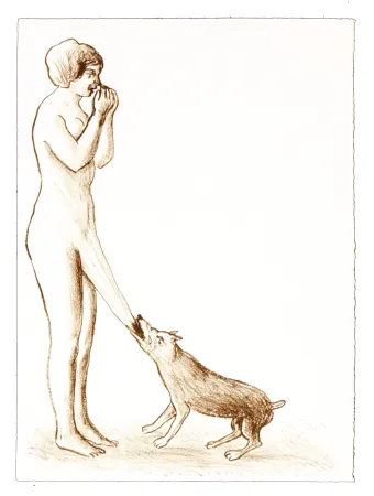 Литография Topor - 2 Neuf Grâces