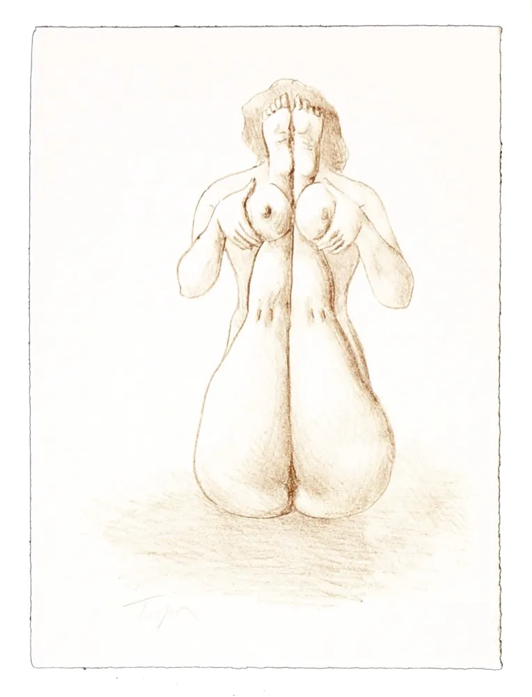 Литография Topor - 7 Neuf Grâces