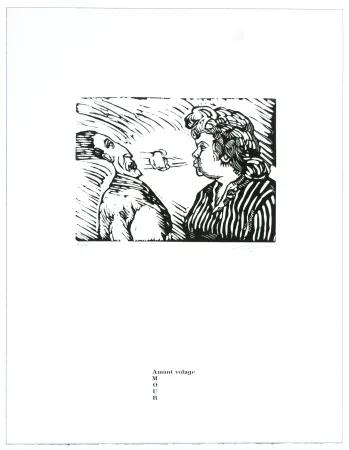 Литография Topor - Amant volage