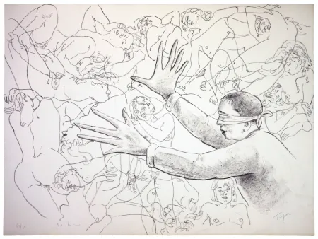 Литография Topor - Colin Maillard