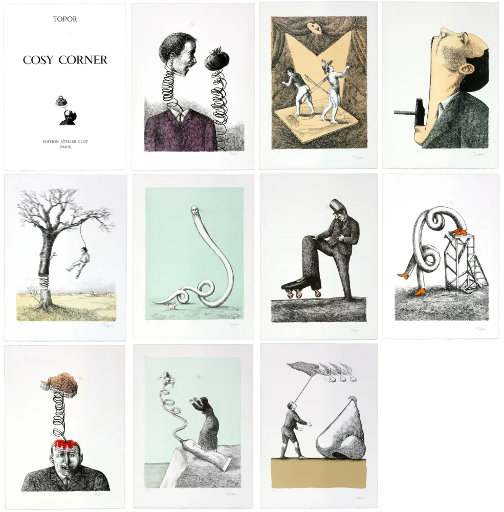Литография Topor - Cosy Corner