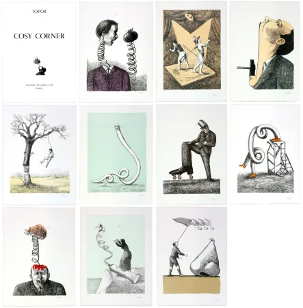 Литография Topor - Cosy Corner