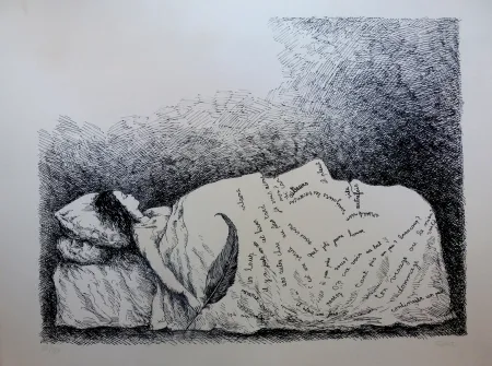 Литография Topor - Endormie