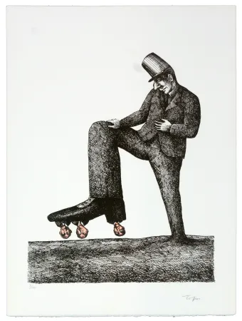 Литография Topor - La semelle sainte