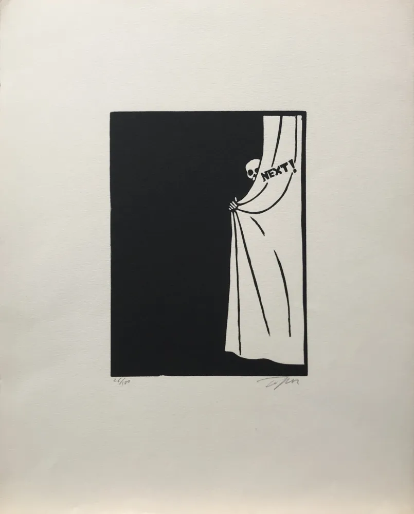 Линогравюра Topor - Next
