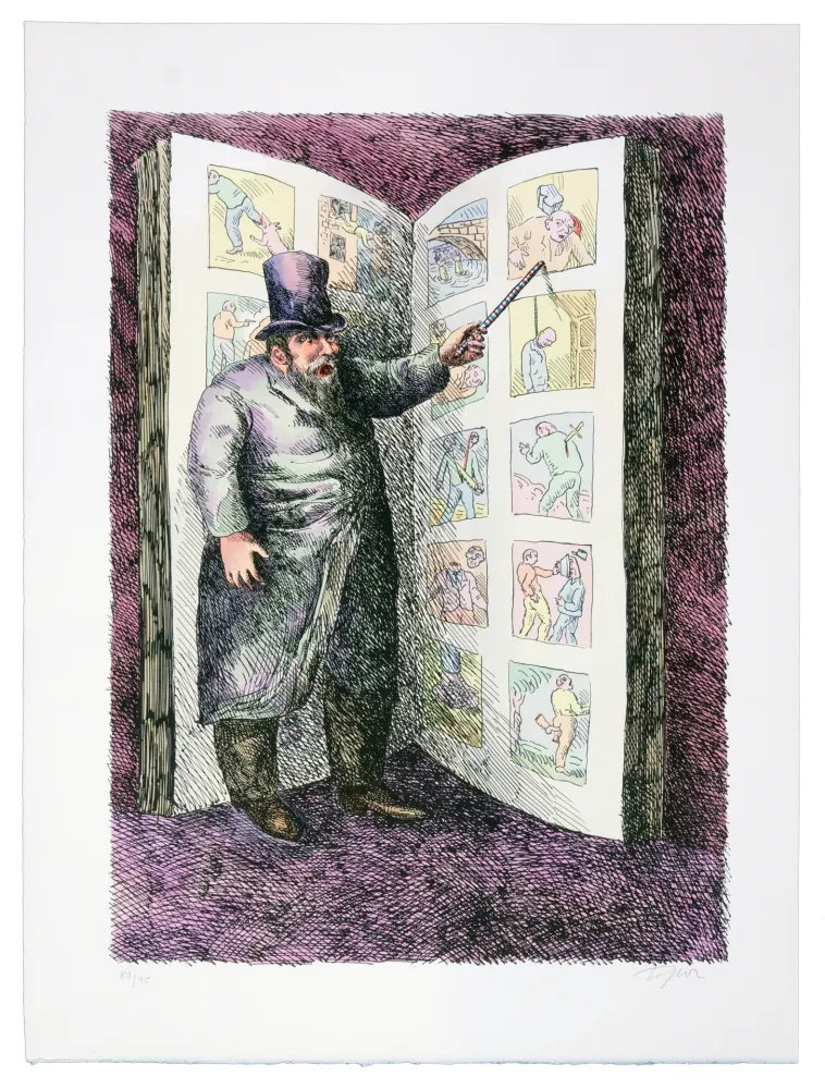 Литография Topor - Sans titre