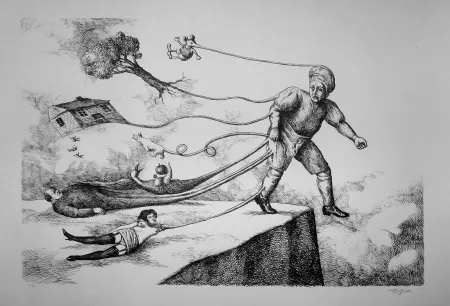 Литография Topor - Sans titre