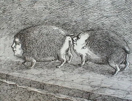 Гравюра Topor - Senza titolo