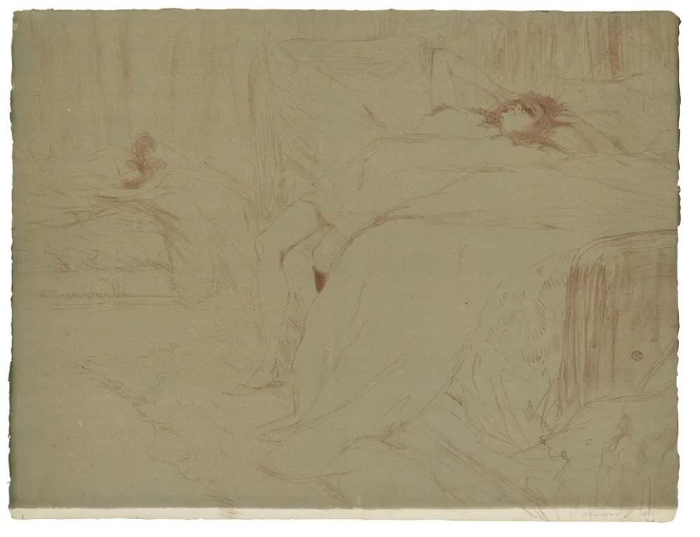 Литография Toulouse-Lautrec - Elles