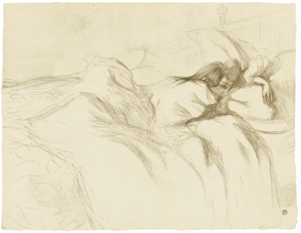 Литография Toulouse-Lautrec - Elles