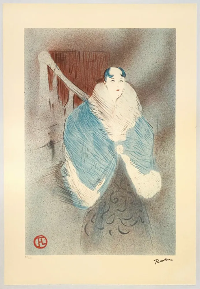 Литография Toulouse-Lautrec - Elsa la viennoise