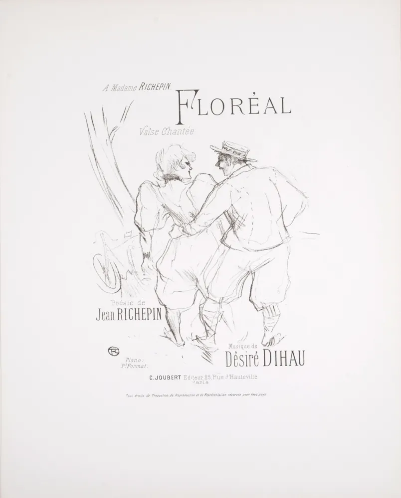 Литография Toulouse-Lautrec - Floréal, 1895