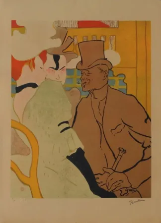 Литография Toulouse-Lautrec - L'Anglais au Moulin Rouge