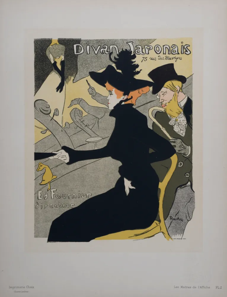 Литография Toulouse-Lautrec - Le Divan Japonais, Les Maitres de L’Affiche, 1896