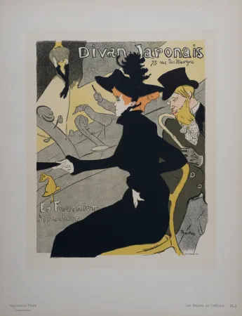 Литография Toulouse-Lautrec - Le Divan Japonais, Les Maitres de L’Affiche, 1896