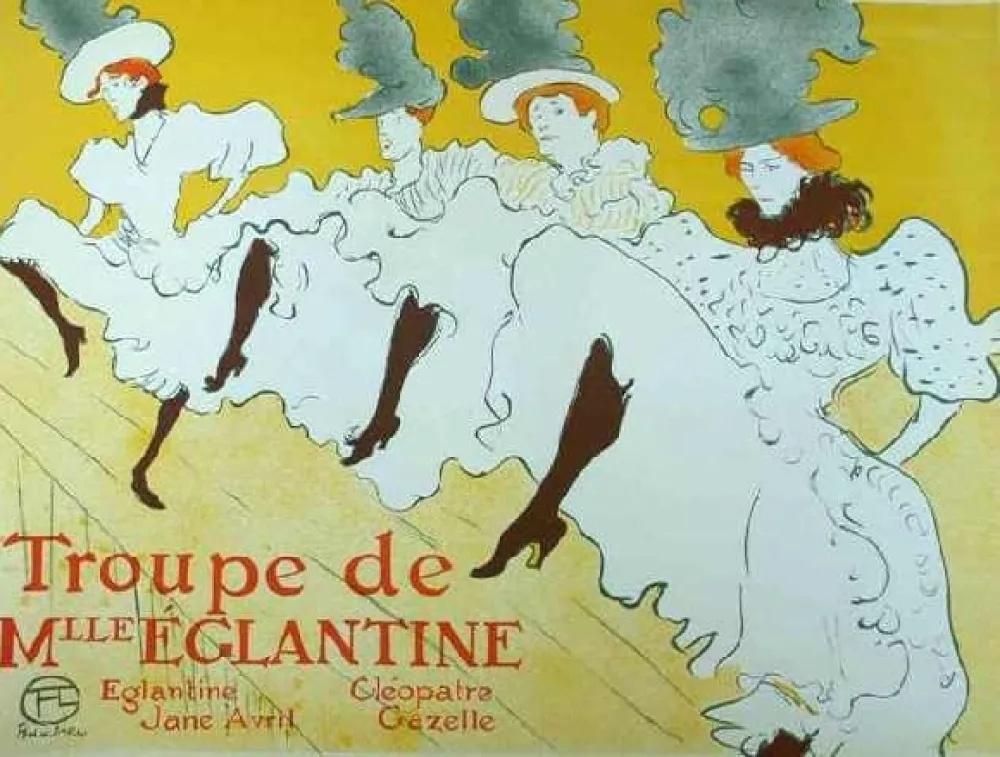 Литография Toulouse-Lautrec - Mademoiselle Eglantine