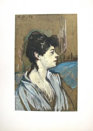 Литография Toulouse-Lautrec - Marcelle