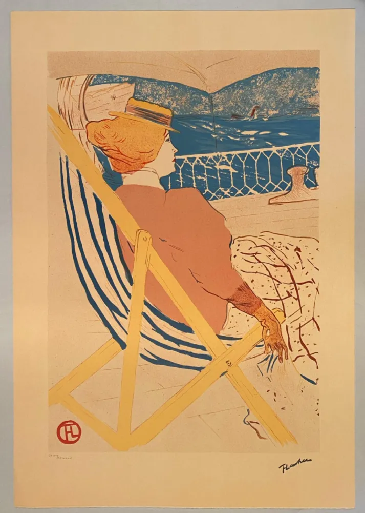 Литография Toulouse-Lautrec - Passagère du 54
