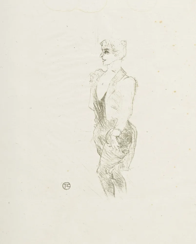 Литография Toulouse-Lautrec - Portraits d’Acteurs & d’Actrices : Mary Hamilton, 1898
