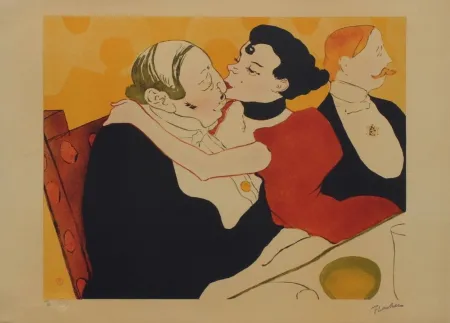 Литография Toulouse-Lautrec - Reine de joie 