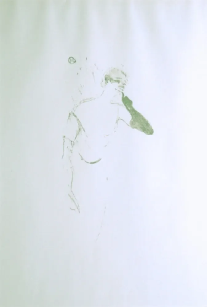 Литография Toulouse-Lautrec - Yvette Guilbert vue par Toulouse-Lautrec