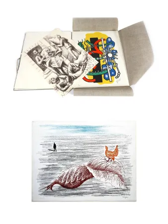 Литография Toyen - BRUNIDOR. Portofolio n° 2: Toyen, V. Brauner, F. Léger, H. Michaux, Hérold, Masson, Hélion (1947-1952)