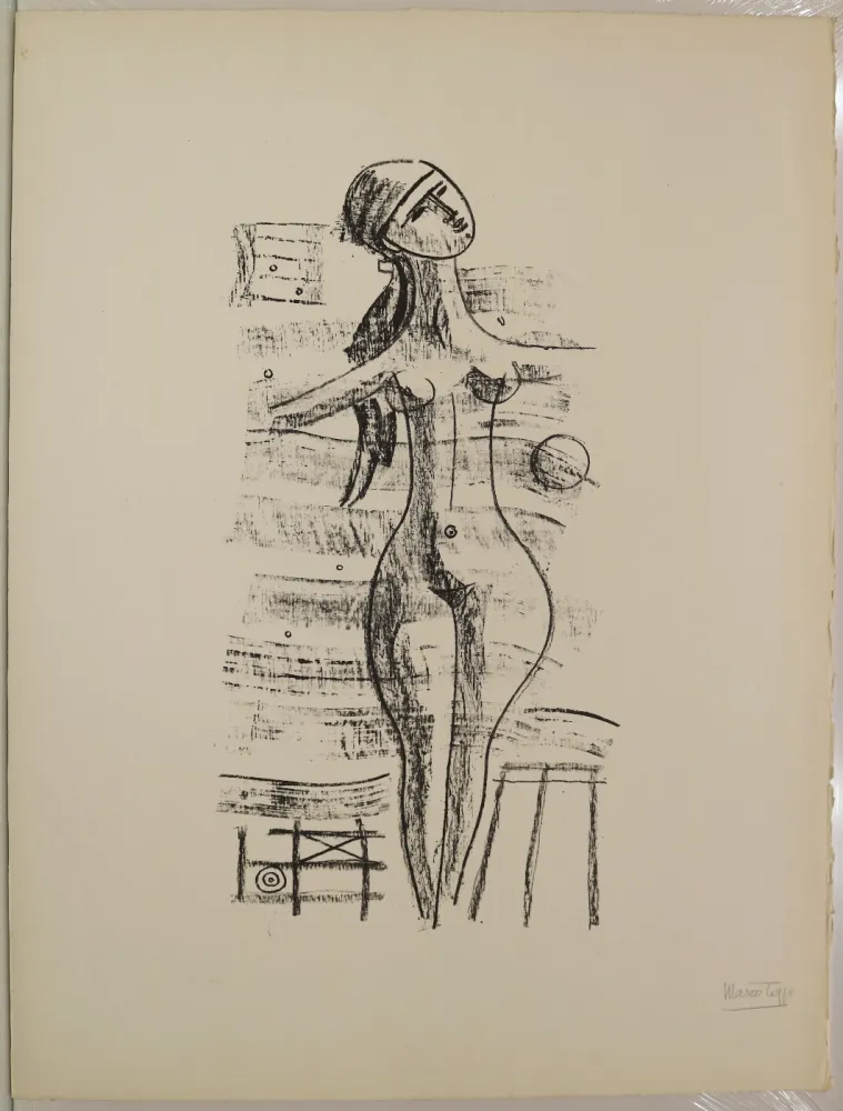 Литография Tozzi - Senza titolo