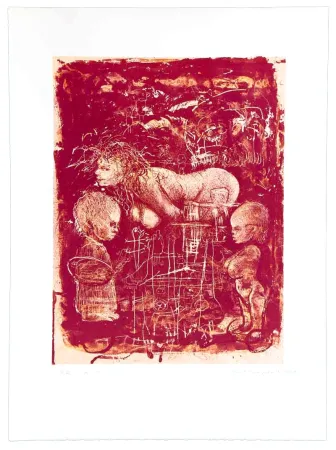 Литография Trampedach - Sans titre