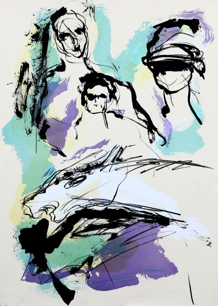 Литография Treccani - SENZA TITOLO