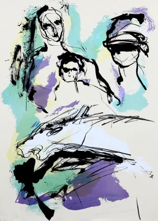 Литография Treccani - SENZA TITOLO