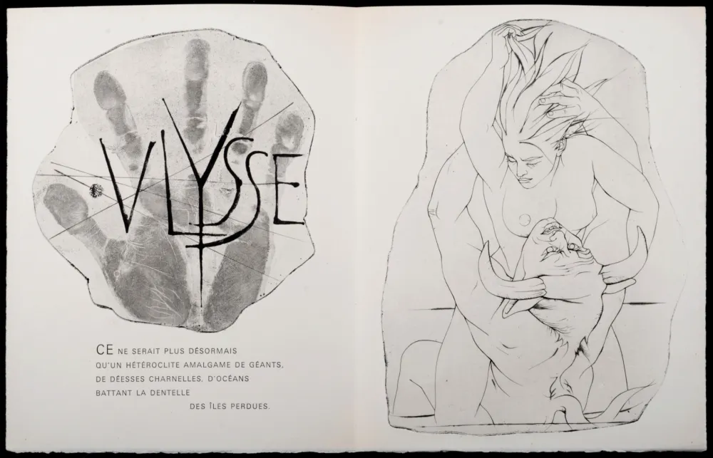 Гравюра Trémois - (& Jean Giono) - Naissance de l'Odyssée, 1966 - Full book!