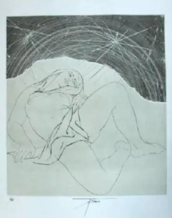 Гравюра Trémois - Nu