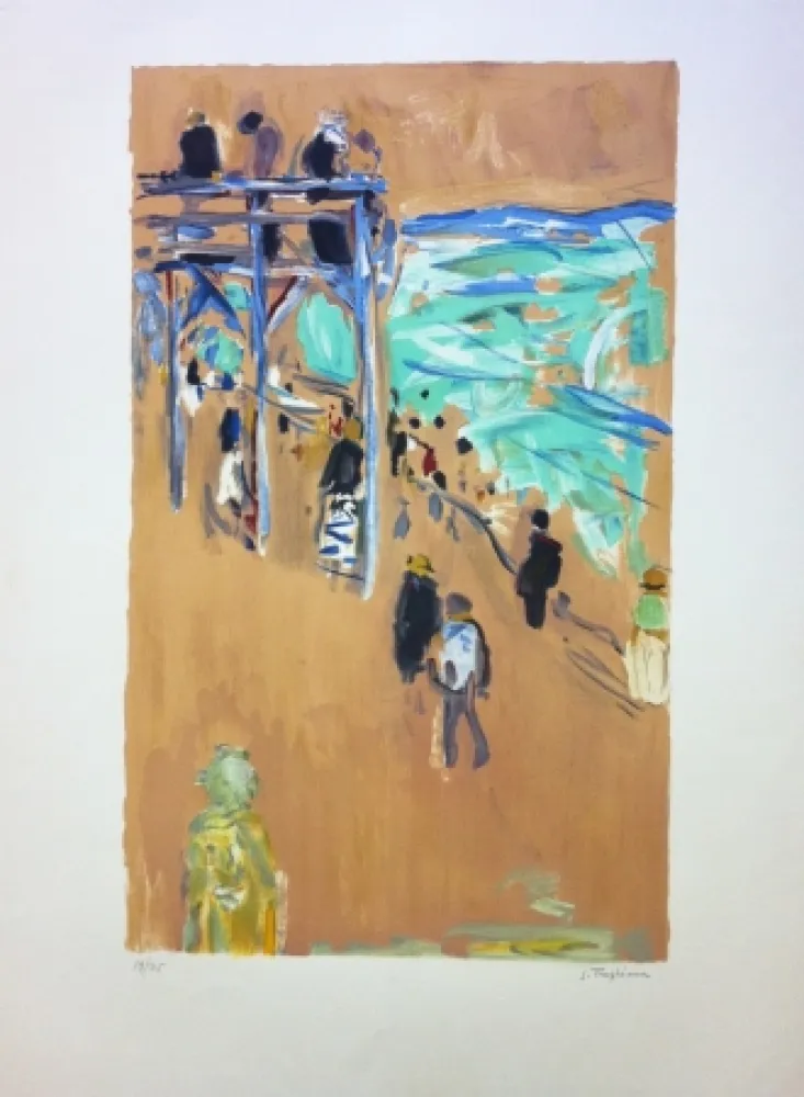 Литография Truphemus - La passerelle