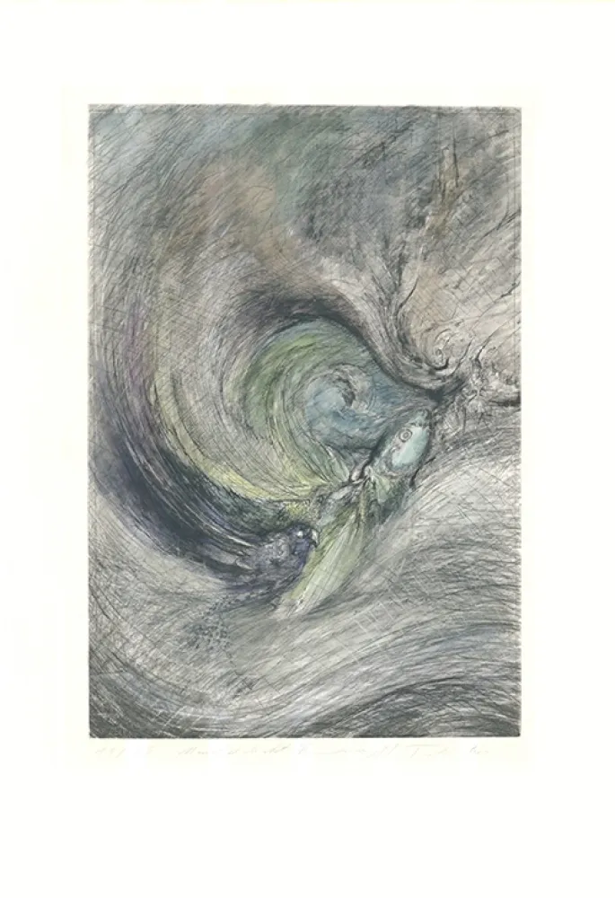 Гравюра Tschermak - Mondgedicht