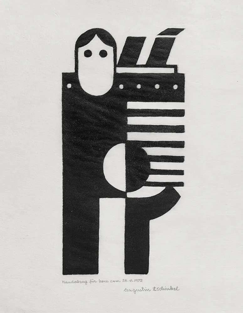 Линогравюра Tschinkel - Emigrant