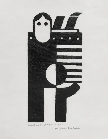 Линогравюра Tschinkel - Emigrant