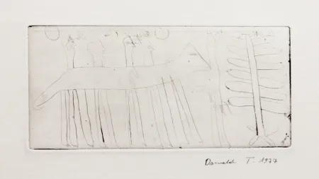 Гравюра Tschirtner - Hase (Hare)